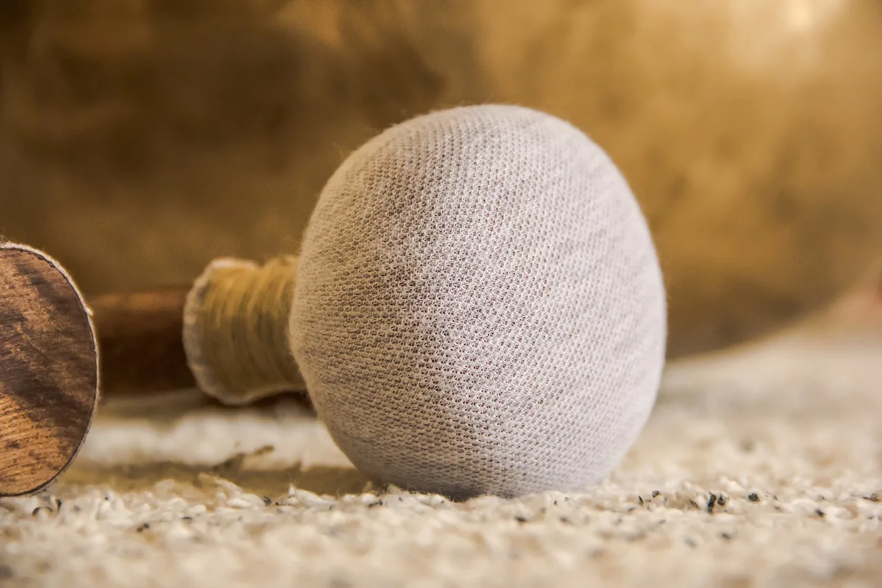 fabric Tibetan singing bowl mallet fabric Tibetan singing bowl mallet