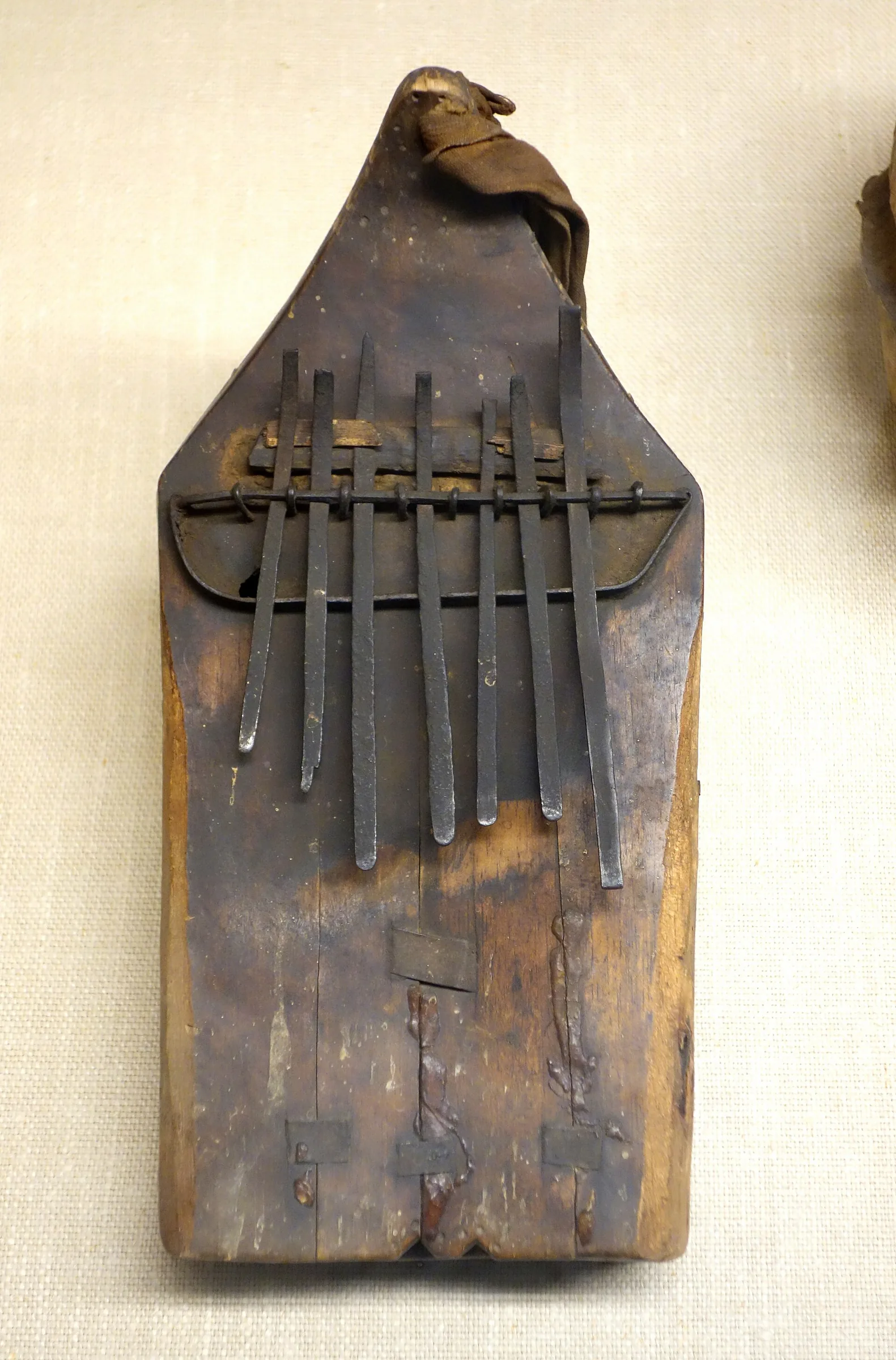 old traditional wooden kalimba