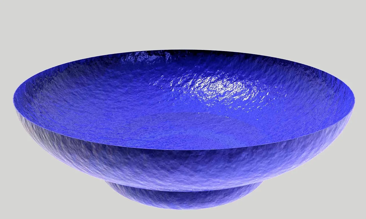 Hammered blue Tibetan bowl Hammered blue Tibetan bowl