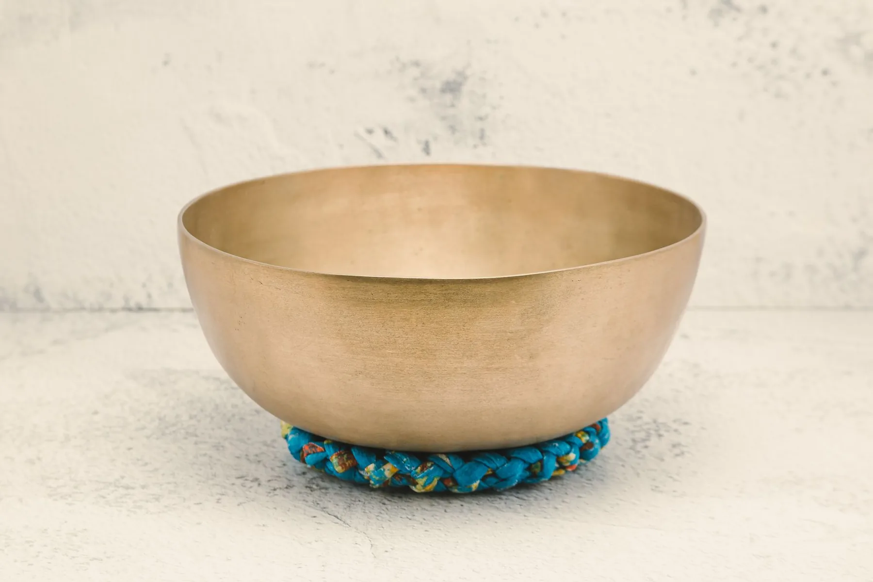 Golden metal Tibetan bowl Golden metal Tibetan bowl