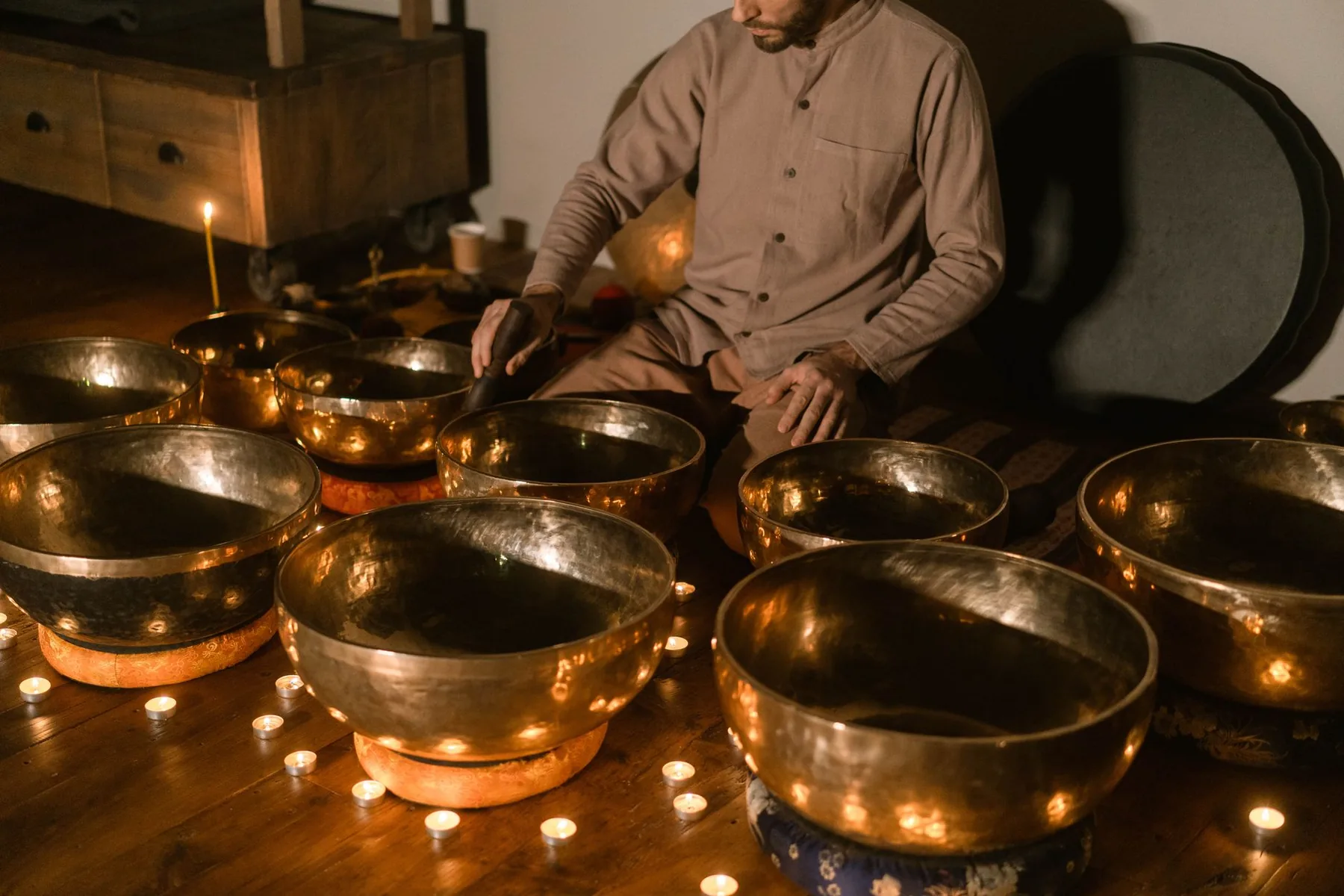 Tibetan bowls for sound meditation Tibetan bowls for sound meditation