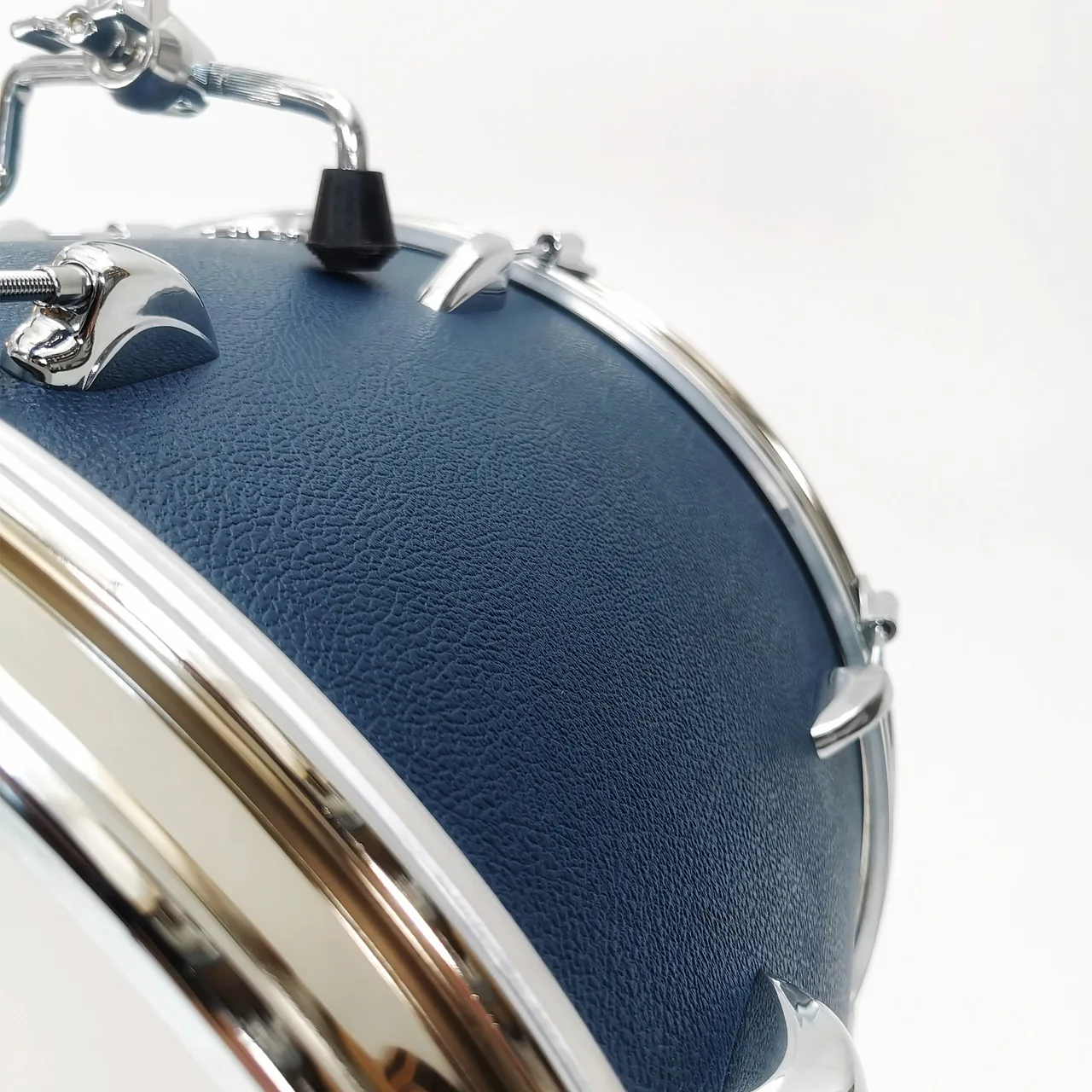 Close-up of a blue drum Close-up of a blue drum