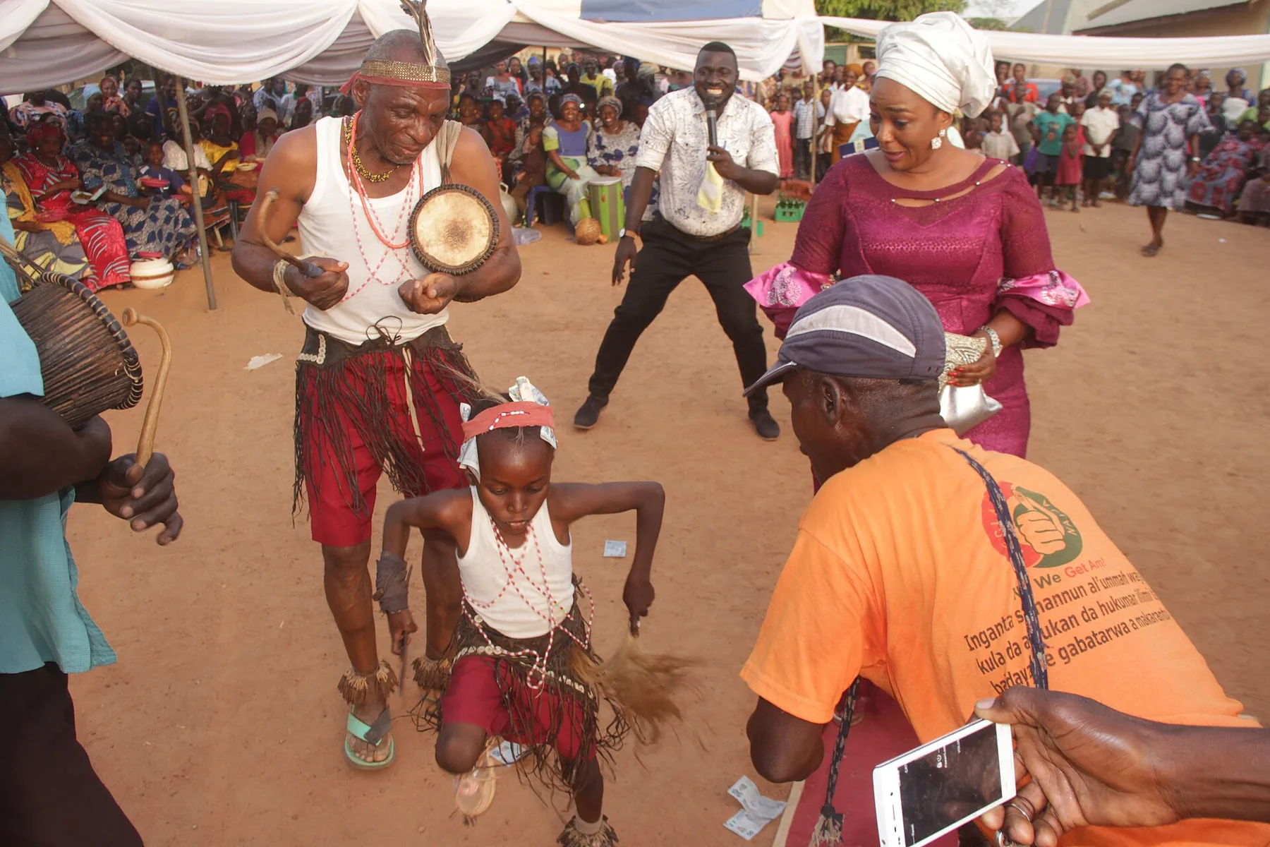 traditional percussion with child dancer traditional percussion with child dancer